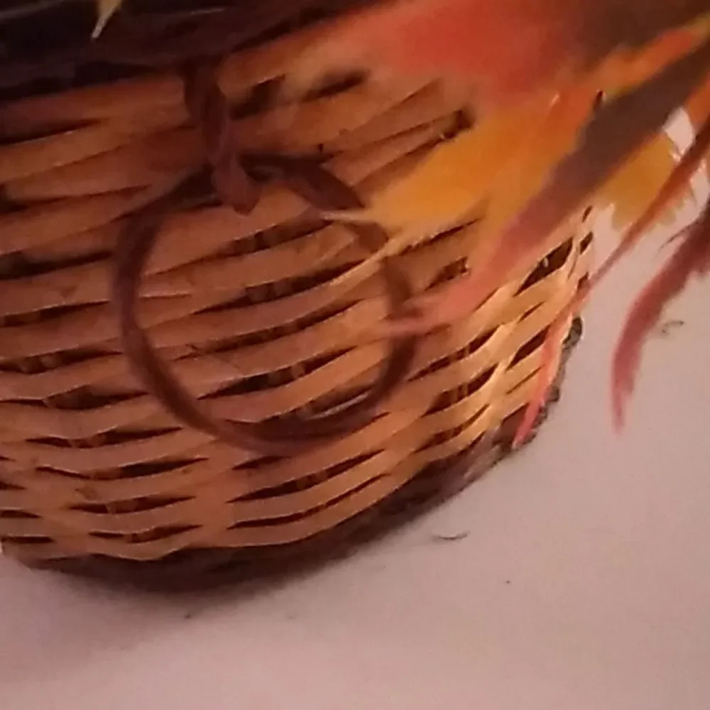 Faux Flower Basket
